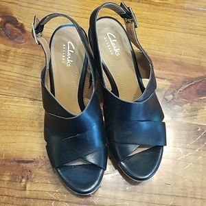 Clark's Amelia Dally wedge